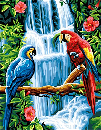Royal Paris Kits and Canvas, 100% Baumwolle, The Macaws, 37x47,5cm