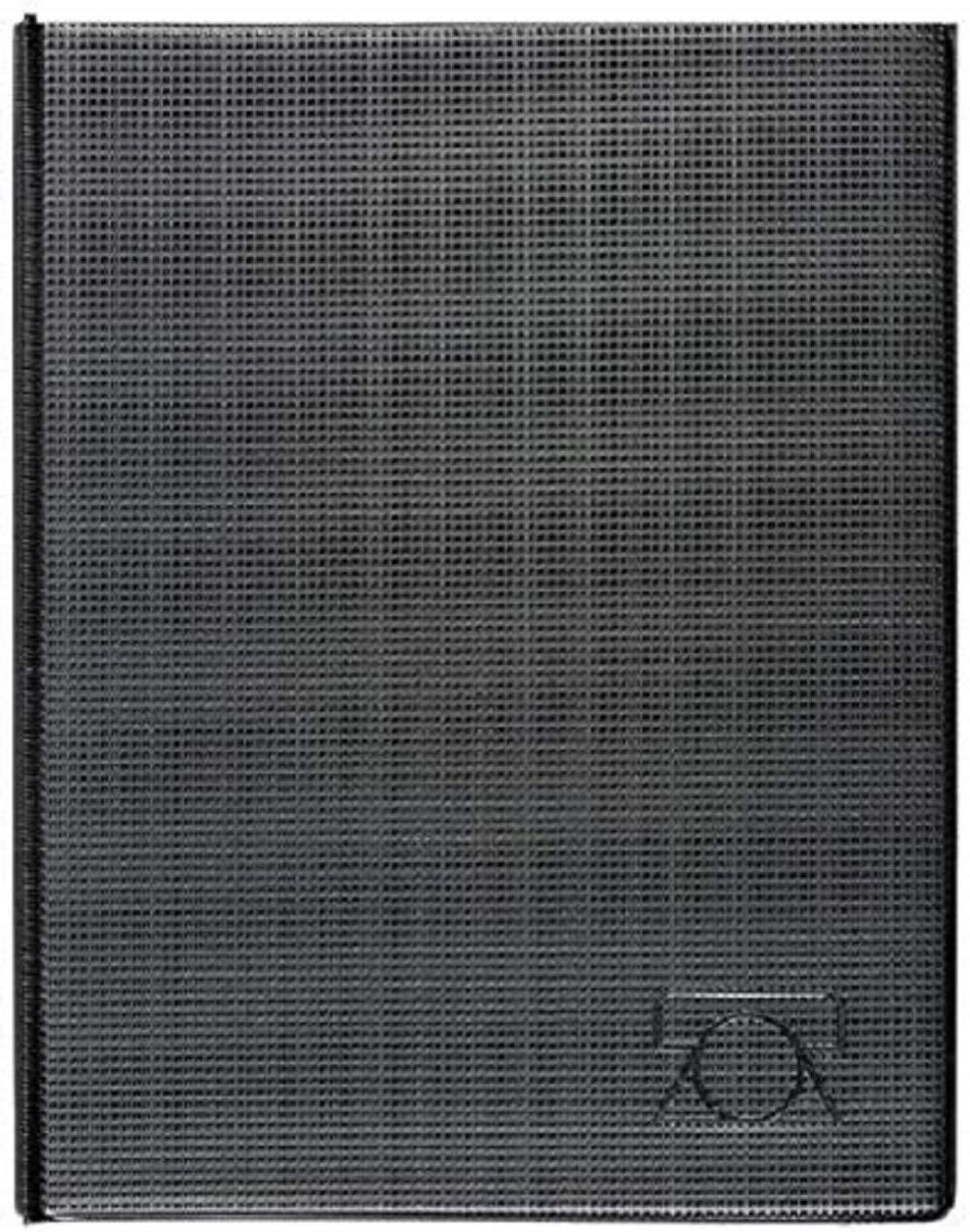 BRUNNEN 1064345 Telefonringbuch/-mappe (strapazierfähige Folie, 177 x 226 mm) schwarz