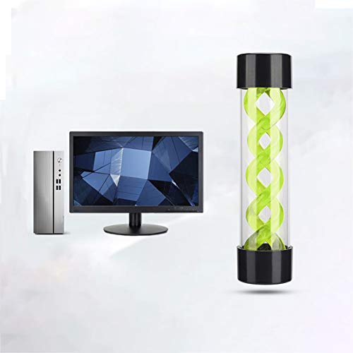 DIY PC Wasserkühlsystem Wassertank, Wasserkühltank 200MM mit G1/4-Gewinde für PC Desktop Computer Kühler Zubehör(Grün)