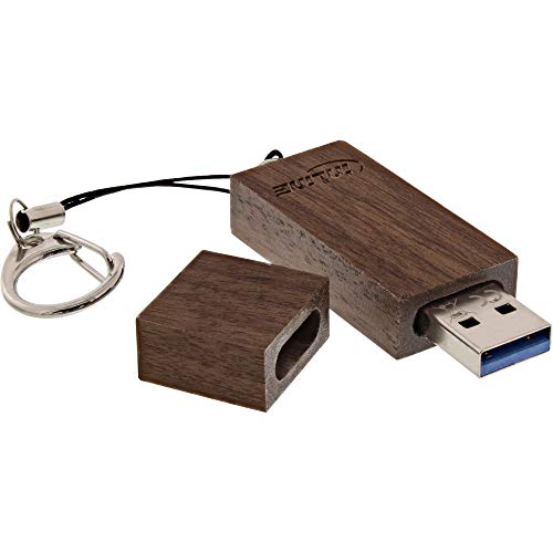 InLine 35063W Woodstick USB 3.0 Speicherstick, 32GB Walnuss-Holz