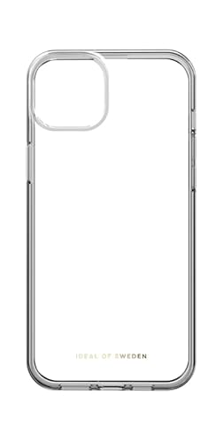 IDEAL OF SWEDEN Durchsichtige Handyhülle mit erhöhten Kanten und Nicht vergilbenden Materialien, fallgetesteter Schutz mit transparentem Finish, kompatibel mit iPhone 15 Plus (Clear)