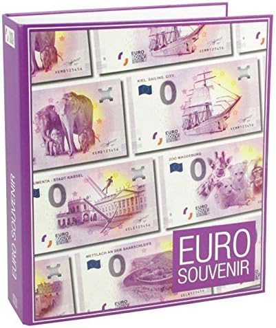 SAFE 3100 Sammelalbum 0 Euro Scheine - Album 0 Euro-Banknoten + 5 Einsteckblätter 7399