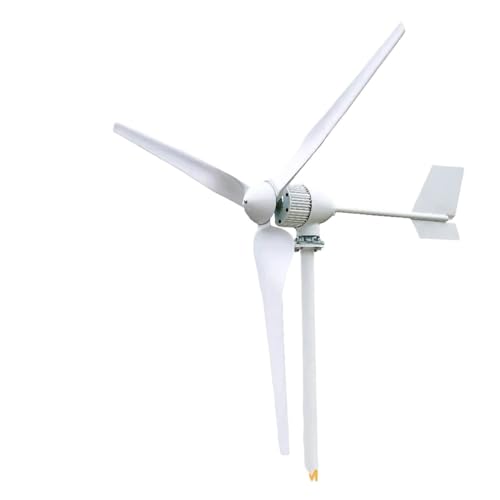 Windmühlengenerator 20KW Horizontale Achse Windenergie Turbine Generator for Hause Bauernhof Elektrische Generator 20000W 24V 48V Windmühle drei Phase AC Mehr Energieeinsparung (Color : White, Size