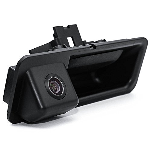 Kalakass Wasserdicht 170 ° umkehrbare Fahrzeug-spezifische Griffleiste Kamera integriert in Koffergriff Rückansicht Rückfahrkamera für 5er X1 X3 X5 X6 F10 F11 F25 F30 535Li 530i
