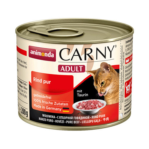 Animonda Carny Adult Katzenfutter - Dosen - Rind, Huhn & Ente - 6 x 400 g