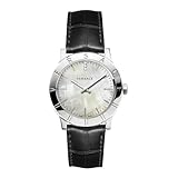 Versace Damen Analog Quarz Uhr mit Leder Armband VQA05 0017