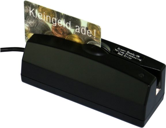 Active Key AK-980 - Magnetkartenleser (Spuren 1, 2 & 3) - USB - Schwarz (AK-980-U123-B)