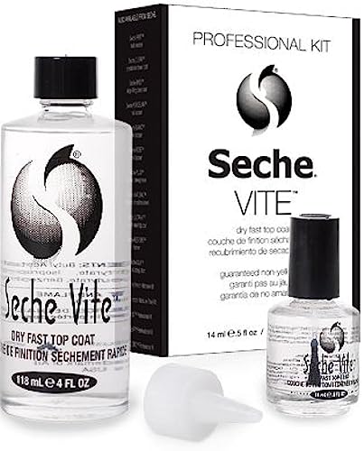 Seche Vite Dry Fast Top Coat Professional Kit by N/A