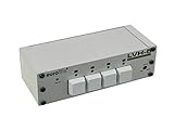 Eurolite LVH-5 Automatischer Video-Umschalter | 4 Eingänge mit Durchschleifausgang über BNC-Stecker | Jeder Kanal mit Vorrangstaste und LED-Kontrollanzeige