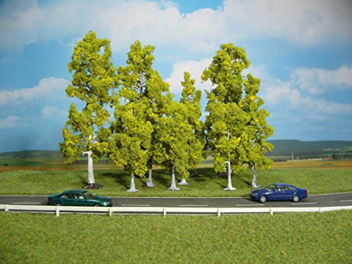 Heki 1322 Birkenbäume, 10 Stück, Höhe 18 cm, Mehrfarbig