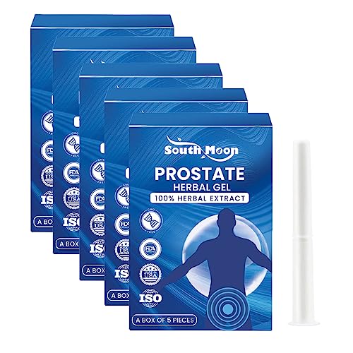 DOCTIA Prostate Natural Herbal Gel Save Prostate Health Pro, Prostate Natural Herbal Gel, Prostate Health and Reclaim Vitality, The Exclusive Solution for Prostate Problems (5Box)