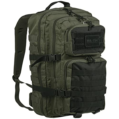 Mil-Tec US Assault Pack Backpack (Large/Ranger Green/Schwarz)