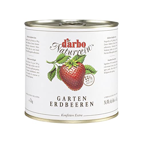 Darbo Naturrein Garten Erdbeeren Konfitüre Extra fruchtig 3000g