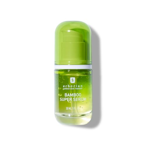 Erborian - Bamboo Super Serum - Gesichtspflege mit Bambusextrakt und Hyaluronsäure - Langanhaltende intensive Feuchtigkeitsversorgung - 30 ml
