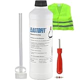 ELASTOFIT Nachfüllpack Pannenset Reifendichtmittel Ersatzflasche für alle PKW 10 Jahre haltbar (500ml Plus)