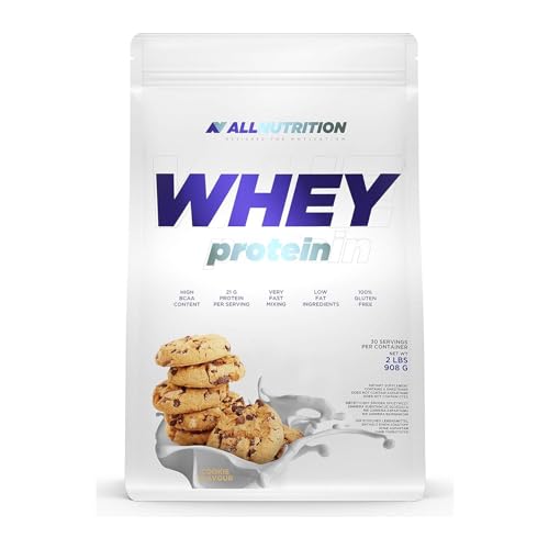All Nutrition Whey Protein 908g Molkenproteinpulver Protein Pulver Powder Muskelaufbau (Chocolate Cookies)
