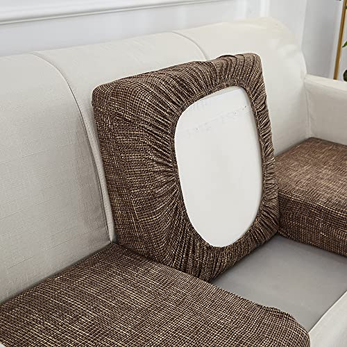 C/N T1YN Sofa cushion cover linen coffee color XL+, Acrylic