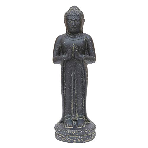 STONE art & more Buddha Begrüßung, stehend, 50 cm, Steinfigur, Steinguss, frostfest