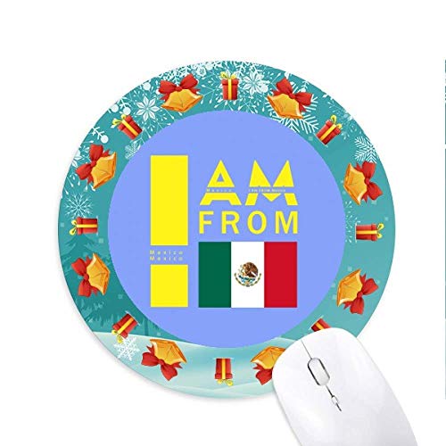 I am from Mexico Mousepad Round Rubber Mouse Pad Weihnachtsgeschenk