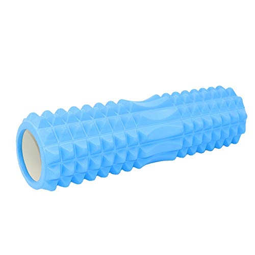 Faszienroller Faszienrolle Schaumstoffrolle für tiefe Gewebemuskelmassage Trigger Point Foam Roller Schaumstoffrolle Übungsrolle 2-blue,45cm