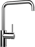 SCHOCK Küchenarmatur Fonos in Chrom – Hochdruck Armatur mit Festauslauf, extrastarkem Wasserdurchlauf und eingebautem Temperaturbegrenzer