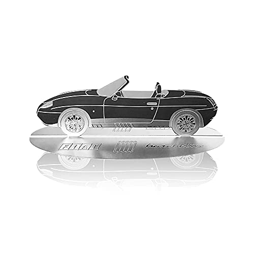 4R Quattroerre.it Modell-Silhouette, graviert, Fiat Boot aus Edelstahl