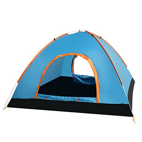 Zelte für Camping, leichtes Zelt, wasserdicht und Winddicht, Kuppelzelt mit automatischer Geschwindigkeitsöffnung und Gurten, geeignet für Wanderungen im Freien