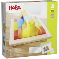 HABA 304854 - 3D-Legespiel Creative Stones, kreatives Legen, Bauen und Spielen mit bunten Regenbogenfarben, Holzspielzeug ab 2 Jahren