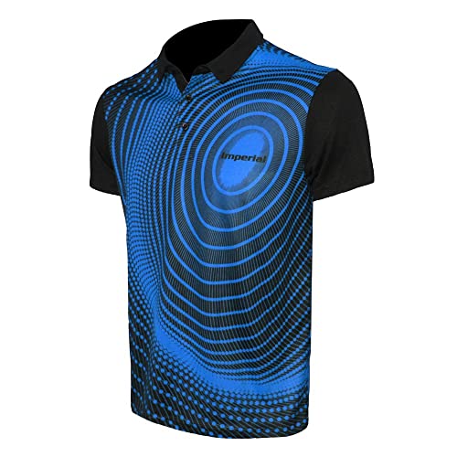 Imperial Shirt F-7 (blau - S) | - Funktionsfaser Tischtennis Shirt | Tischtennis Trikot | Tischtennis Hemd | TT-Spezial - Schütt Tischtennis