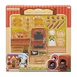 Sylvanian Families 5536 Bäckerei Set für Starter Haus - Puppenhaus Spielset, groß