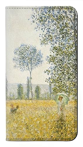 Claude Monet Fields In Spring Flip Hülle Tasche Klappetui für Samsung Galaxy S24