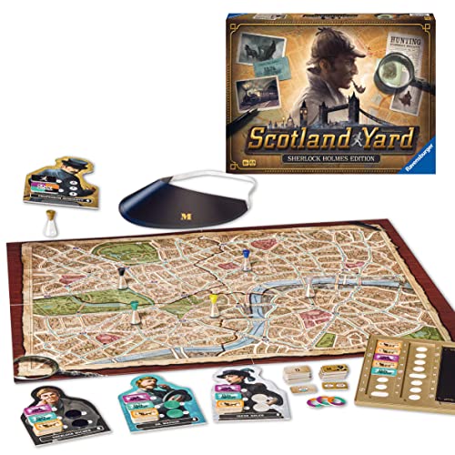 Ravensburger 27344 - Scotland Yard: Sherlock Holmes Edition - Das kultige Detektivspiel für 2-6 Spieler ab 10 Jahren