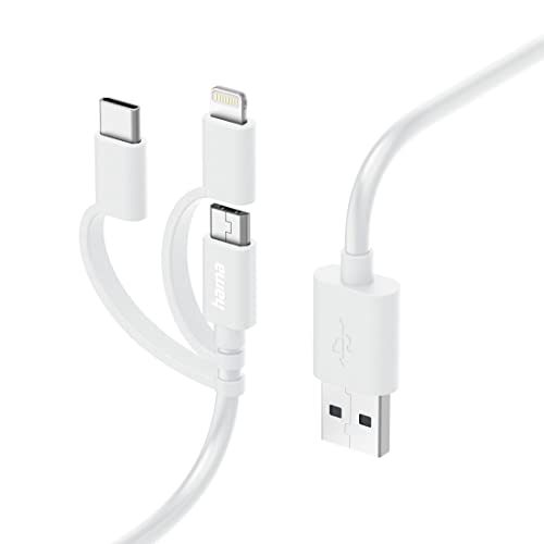 3in1 Multi-Ladekabel USB-A - Micro-USB USB-C und Lightning 1.0 m - Digital/Daten-