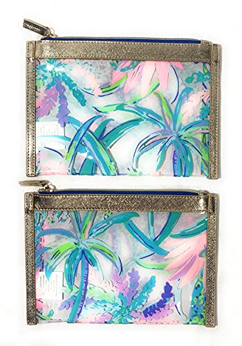 Lilly Pulitzer Sweet Escape Pouch Bundle 2er Set, Mehrfarbig, Small