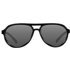 Korda Sunglasses Aviator Mat Black Frame Grey lens