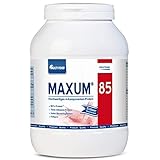 Maxum 85, Mehrkomponenten Protein 4K, Eiweiß Pulver Mix für Shakes (Erdbeere)