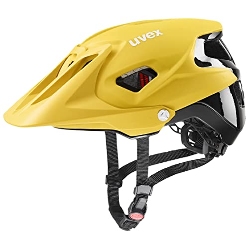 uvex Unisex – Erwachsene Quatro integrale Fahrradhelm, sunbee-Black matt, 52-57 cm