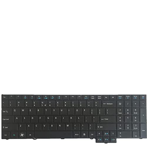 FQ Laptop Tastatur für ACER für TravelMate 5760 5760G 5760Z 5760ZG Schwarz Amerikanische Version