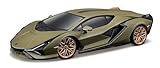 Bauer Spielwaren Tech R/C Lamborghini Sian FKP37: Ferngesteuertes Auto im Maßstab 1:24, 2,4 GHz, mit Pistolengriff-Steuerung, ab 5 Jahren, 20 cm, grün (582338)