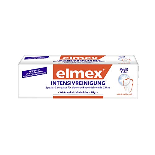 Elmex INTENSIVREINIGUNG Zahnpasta, 6er Pack (6 x 50 ml)