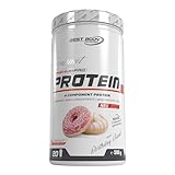 Best Body Nutrition Gourmet Premium Pro Protein, Birthday Donut, 4 Komponenten Protein Shake: Caseinat, Whey Konzentrat, Whey Isolat, Eiprotein, 500 g Dose