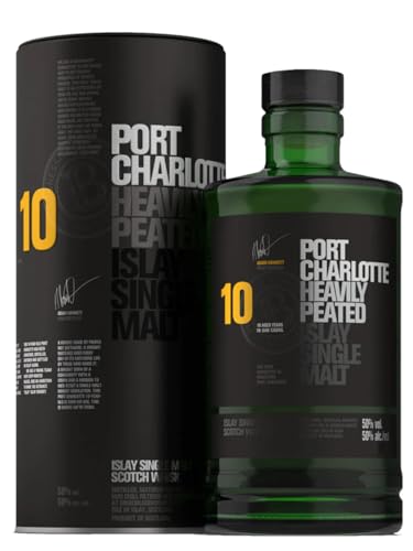 Port Charlotte 10 Year Old Single Malt Whisky, 70cl