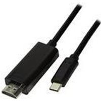 LogiLink - Video- / Audiokabel - HDMI / USB - USB-C (M) bis HDMI (M) - 3 m - abgeschirmt - 4K Unterstützung (UA0330)
