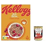 3x Kellog's Kellogg All-brain membrane mit seinen reichhaltigen Weizenfasern cereals 500 g + Italian Gourmet polpa 400g