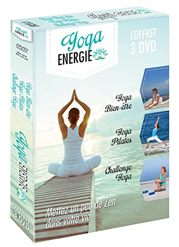 Coffret yoga énergie ; yoga bien-être ; yoga pilates ; challenge yoga [FR Import]