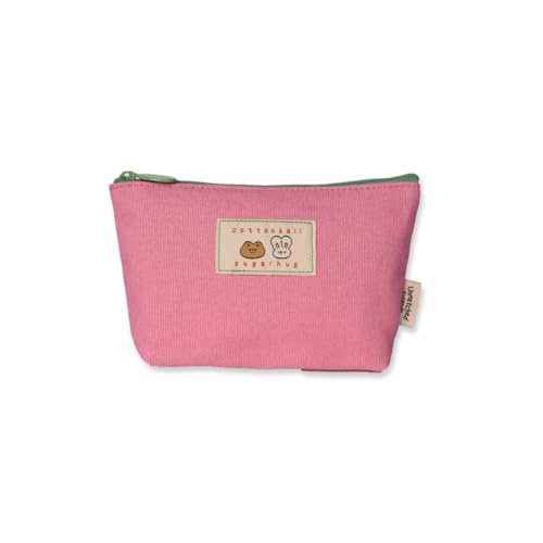 Monolike Unmatched Friends Daily Pouch, Pink – Federmäppchen, tragbares Federmäppchen, Federmäppchen, Bürotasche