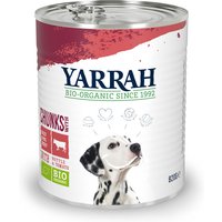 Yarrah - Nasshundefutter Rind in Soße Bio 6 x 820g