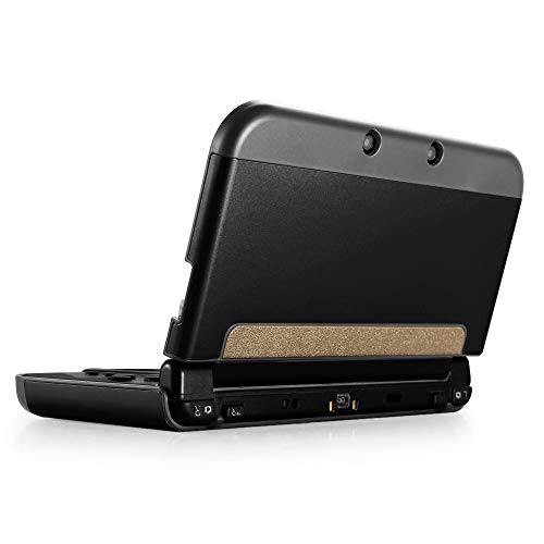 TNP New 3DS XL Hülle, New 3DS XL Case, Aluminium-Schutzhülle kompatibel mit New Nintendo 3DS XL Konsole 2015, Spiele und Zubehör, strapazierfähige Cover Plate mit ultraschlankem Design, Schwarz