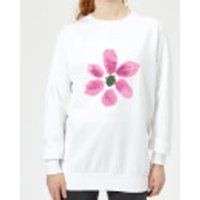 Flower 7 Women's Sweatshirt - White - S - Weiß