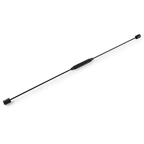 Klarfit FL160EX Flexbar Swing Stick Schwingstab (gegen Rückenschmerzen, Ganzkörpertraining, steigert Koordination und Ausdauer, Fiberglas, Schwunggewichte) schwarz